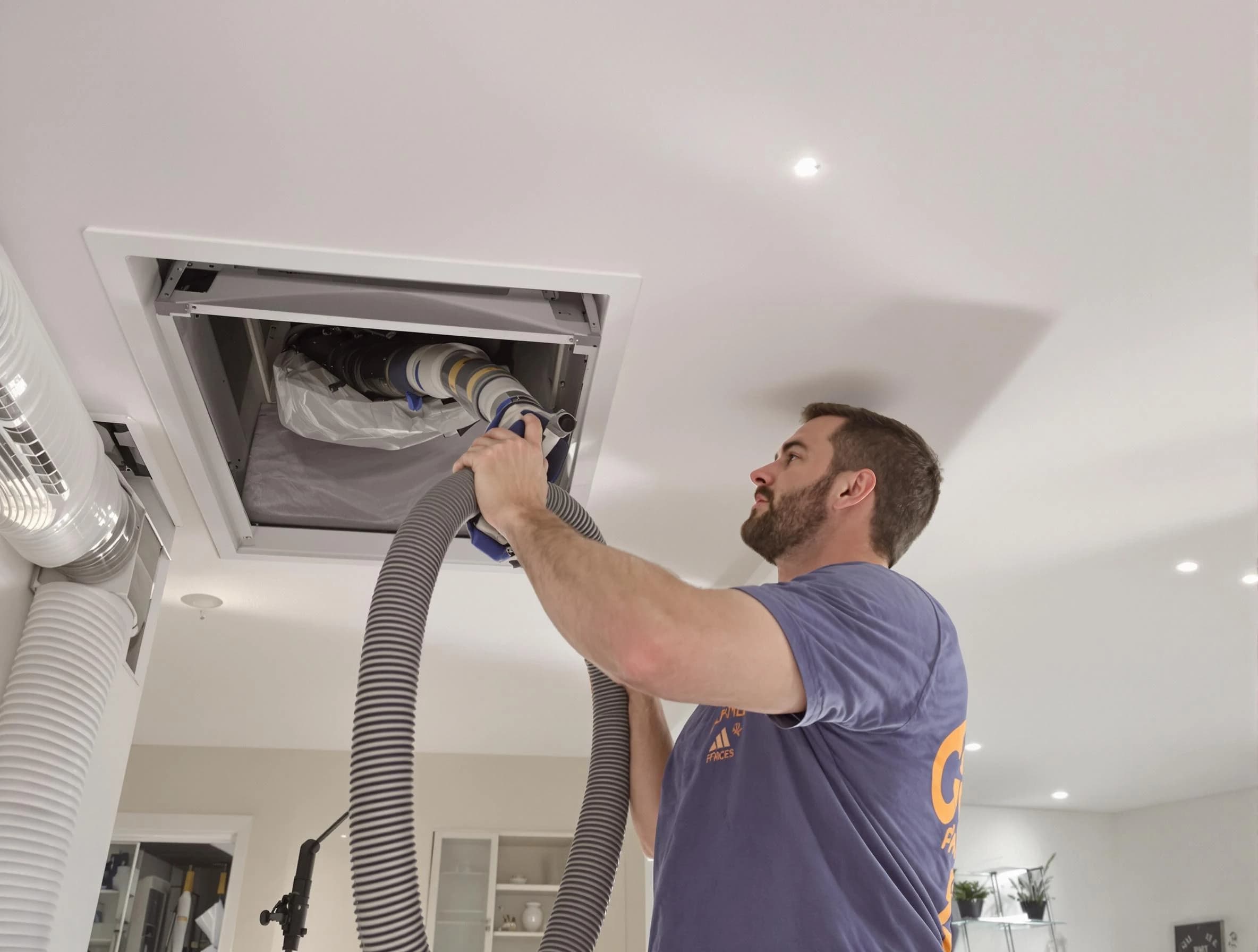Precision indoor duct cleaning by Thornton Air Duct Cleaning in Thornton