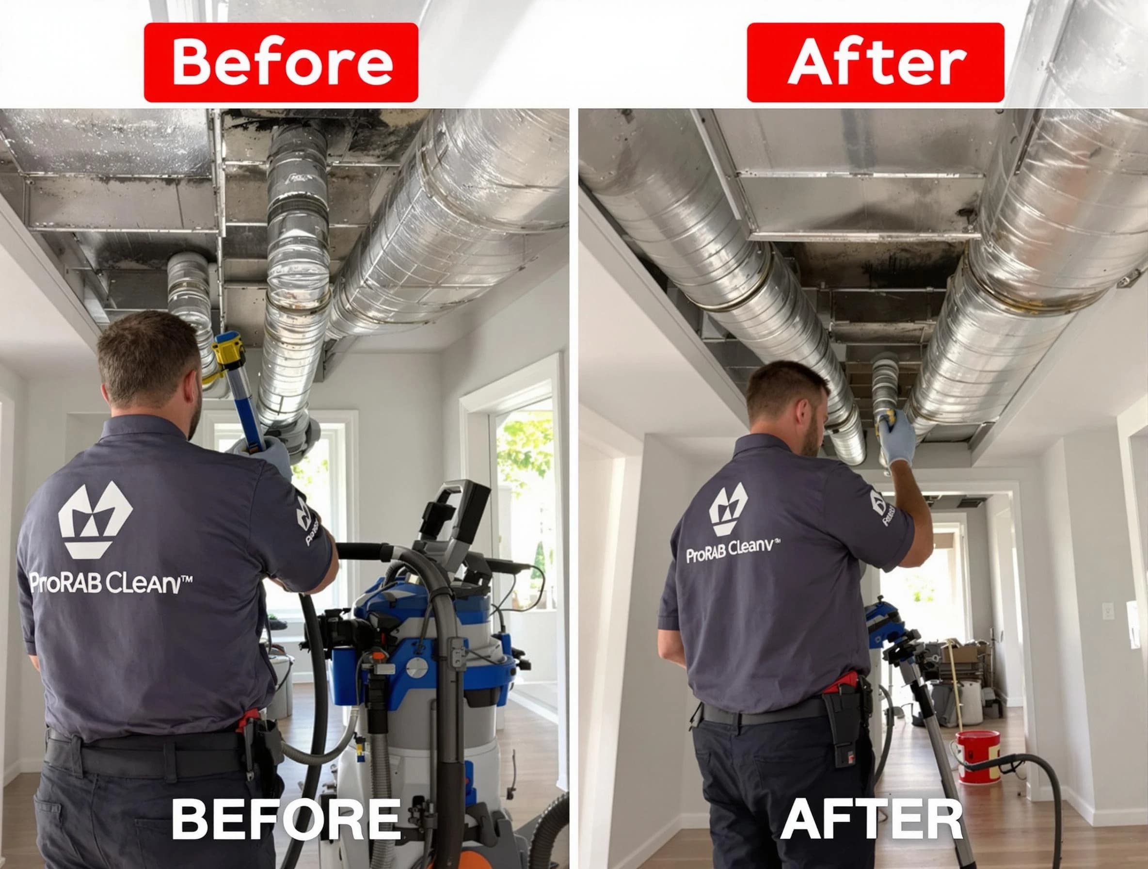 Thornton Air Duct Cleaning expert performing thorough residential duct cleaning in a Thornton home