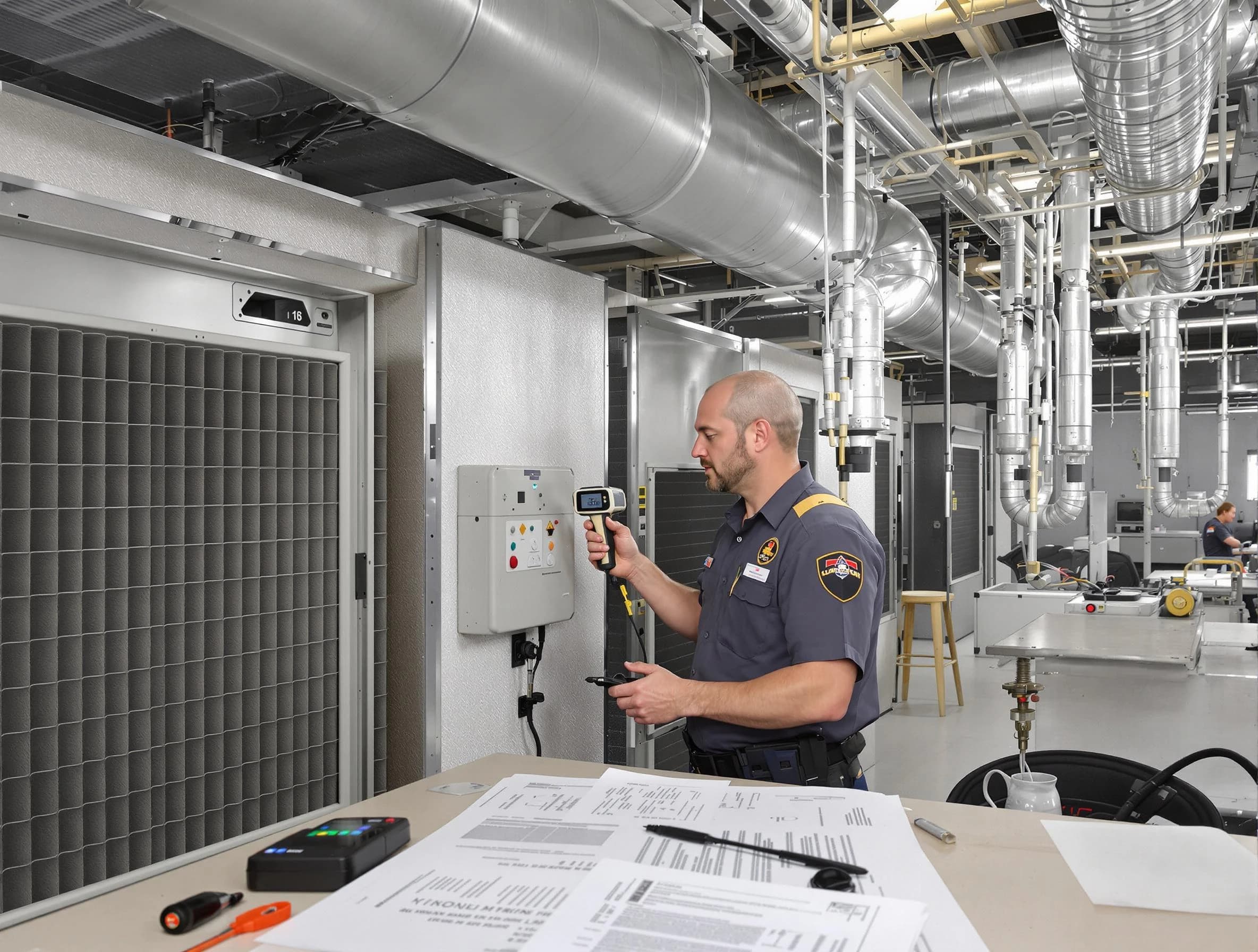 Professional filter system inspection by Thornton Air Duct Cleaning in Thornton