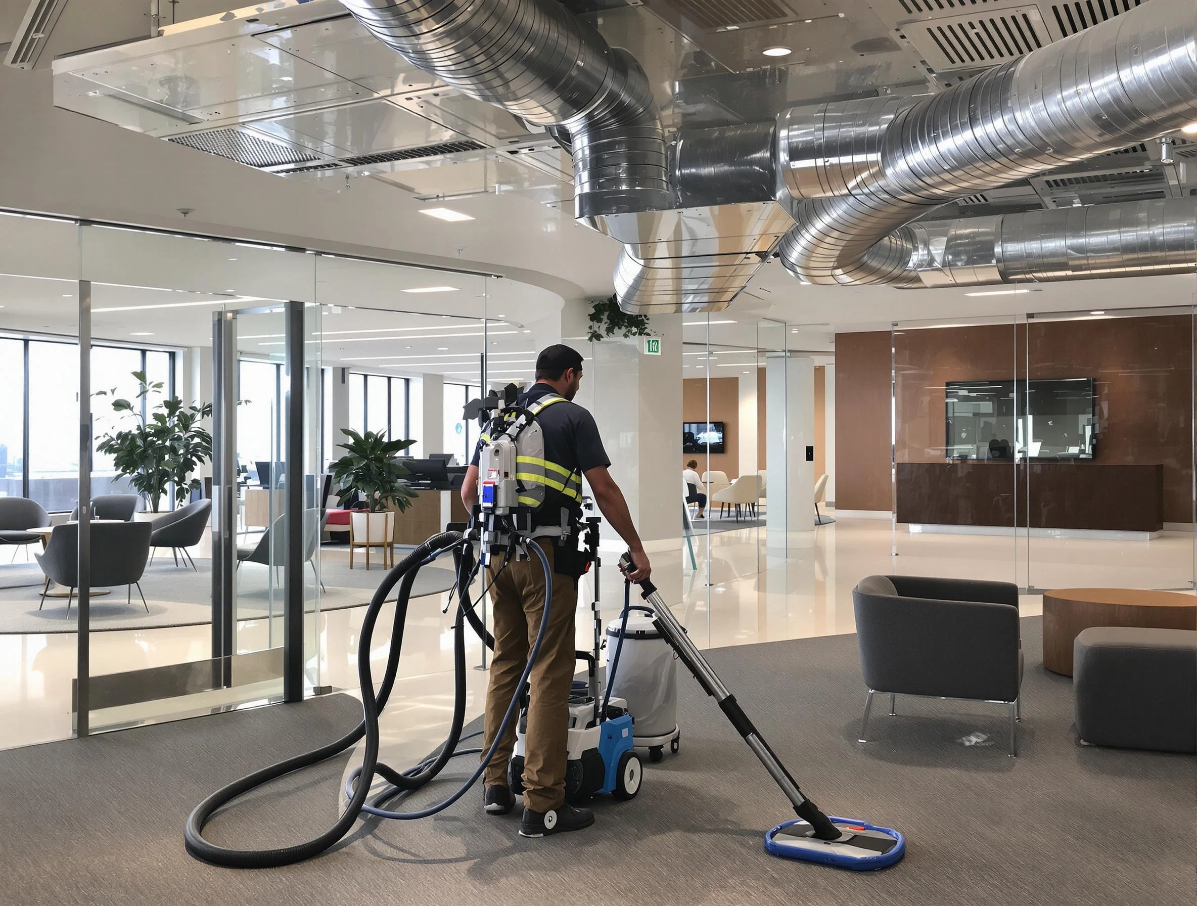 Commercial duct cleaning service by Thornton Air Duct Cleaning in Thornton