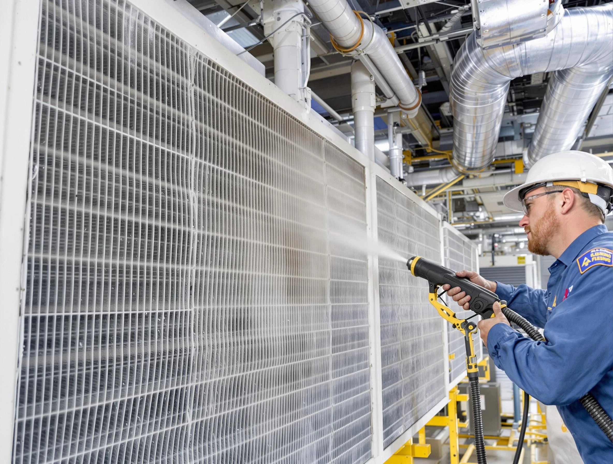 Professional commercial coil cleaning by Thornton Air Duct Cleaning in Thornton