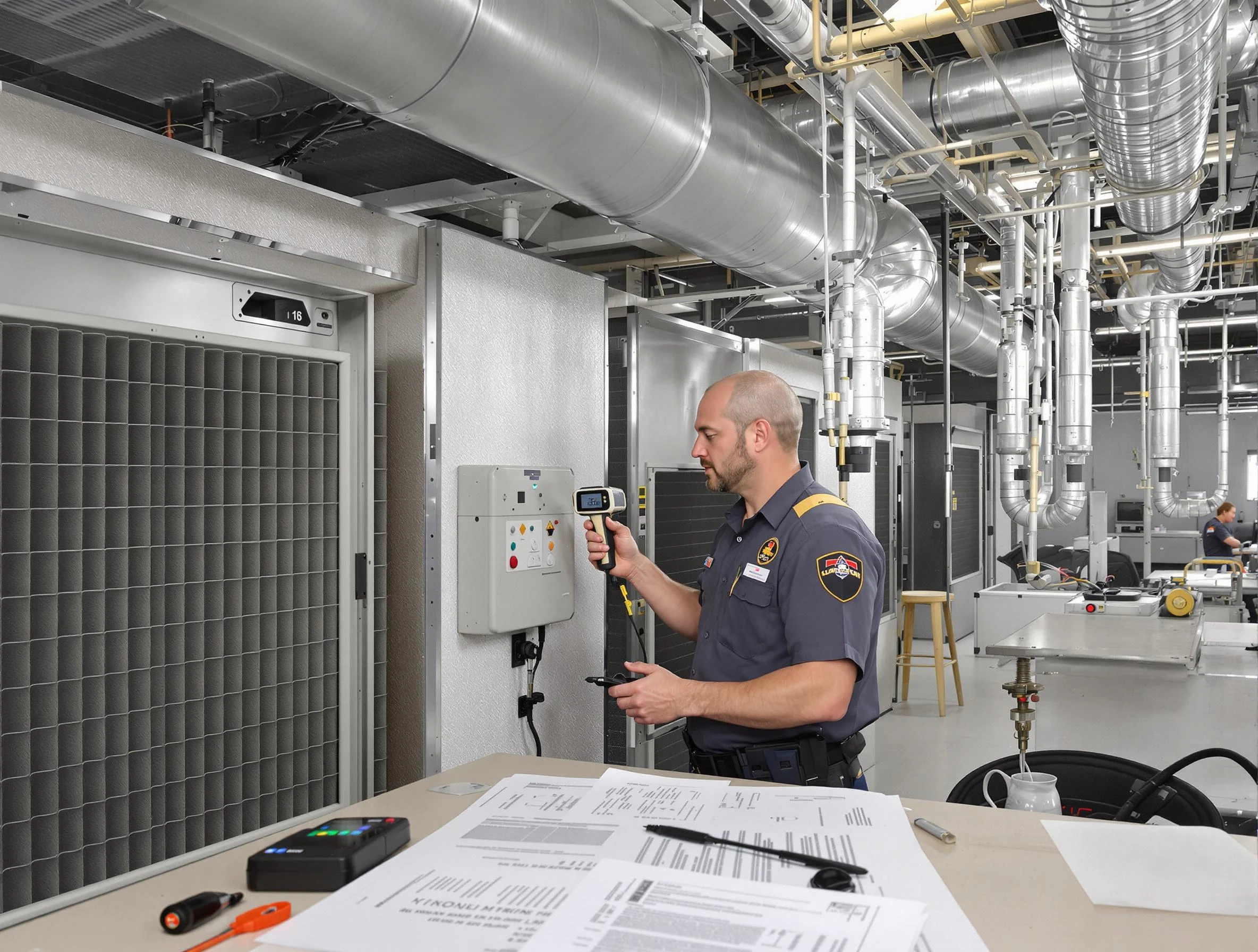 Professional filter system inspection by Thornton Air Duct Cleaning in Thornton