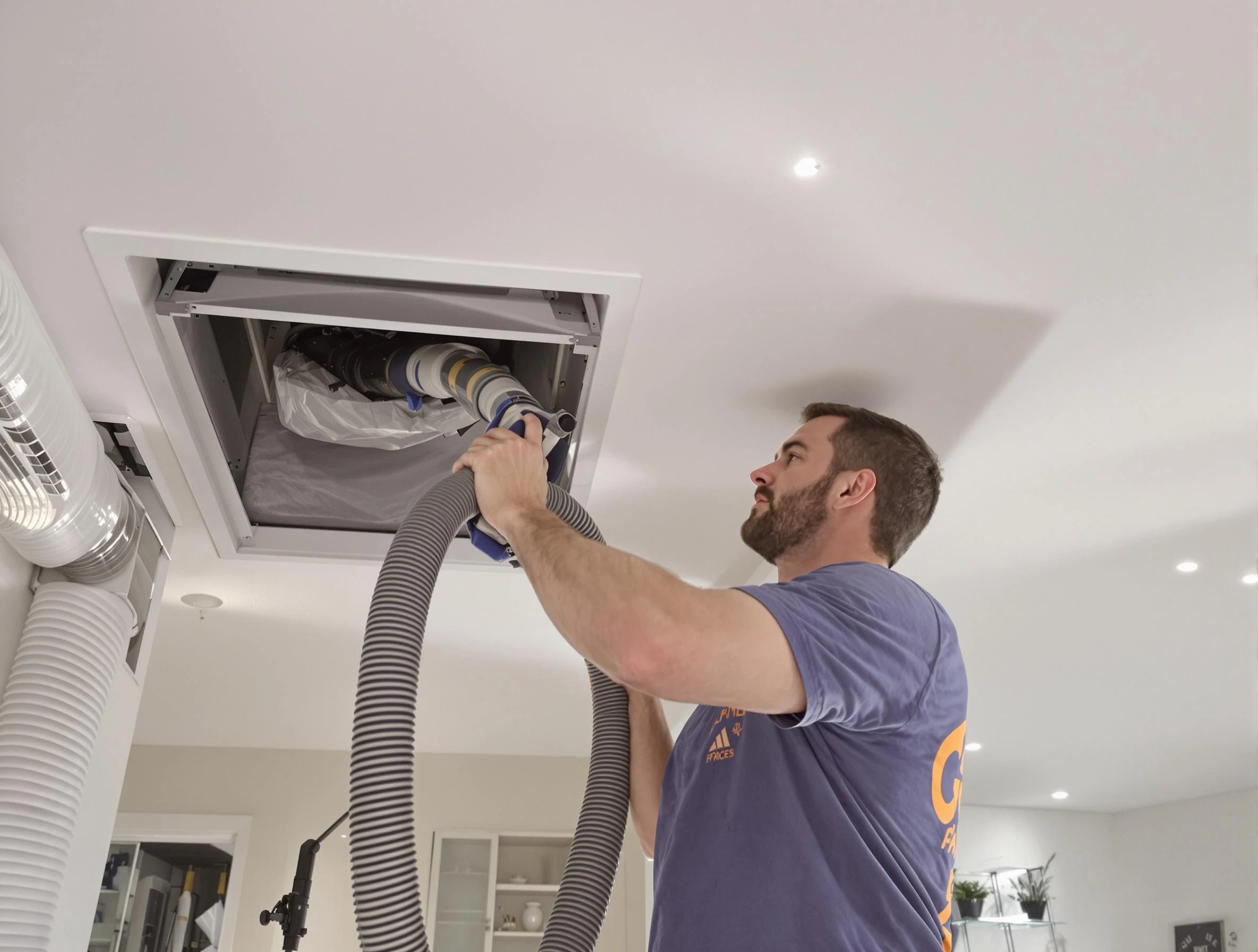 Precision indoor duct cleaning by Thornton Air Duct Cleaning in Thornton
